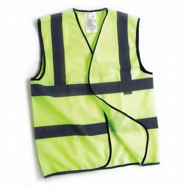 Hi-Vis Vest Yellow Clothing Flooring Tools & Accessories | FlooringToolKit