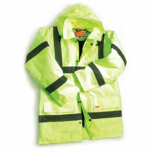 Hi-Vis Jacket Yellow Clothing Flooring Tools & Accessories | FlooringToolKit