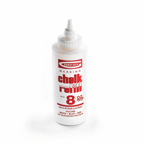 Chalk Line Refill White – 8oz Marking Measuring and Scribing Flooring Tools & Accessories | FlooringToolKit