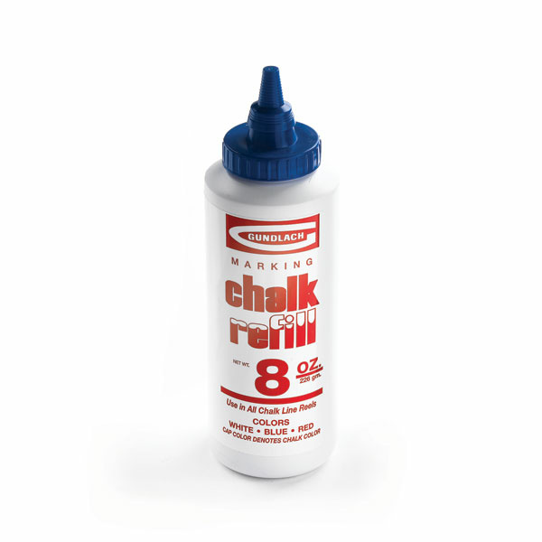 Chalk Line Refill Blue – 8oz Marking Measuring and Scribing Flooring Tools & Accessories | FlooringToolKit